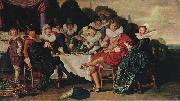 Dirck Hals Amusing Party in the Open Air oil painting